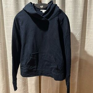 James Perse navy blue hoodie with pocket size 2
